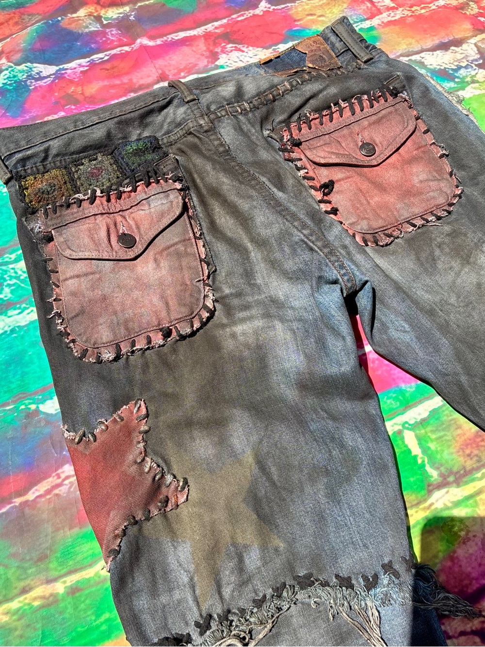 Goth Halloween horror zombie handmade costume - Picture 7 of 16